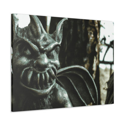 "The Enchanted Gargoyle Grove" - The Alien Canva