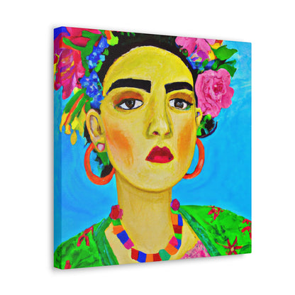 "Feroz y libre: un tributo a las mujeres mexicanas inspirado en Frida Kahlo" - The Alien Canva