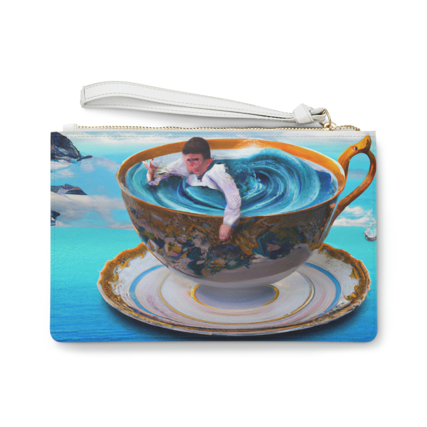 "Adrift in a China Cup: Die Geschichte eines ozeanischen Abenteuers eines verlorenen Kindes" - Die Alien Clutch Bag