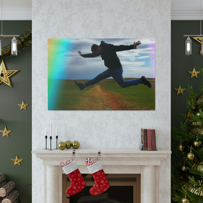 Rainbow Jumper Artist - Canvas