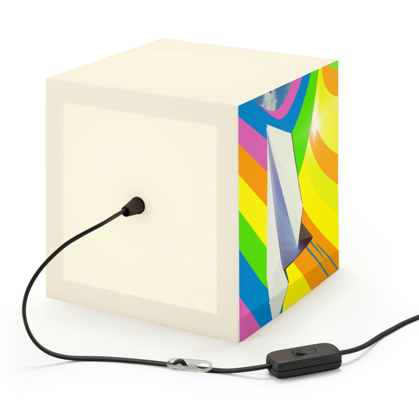 "A Flight of Color" - The Alien Light Cube Lamp