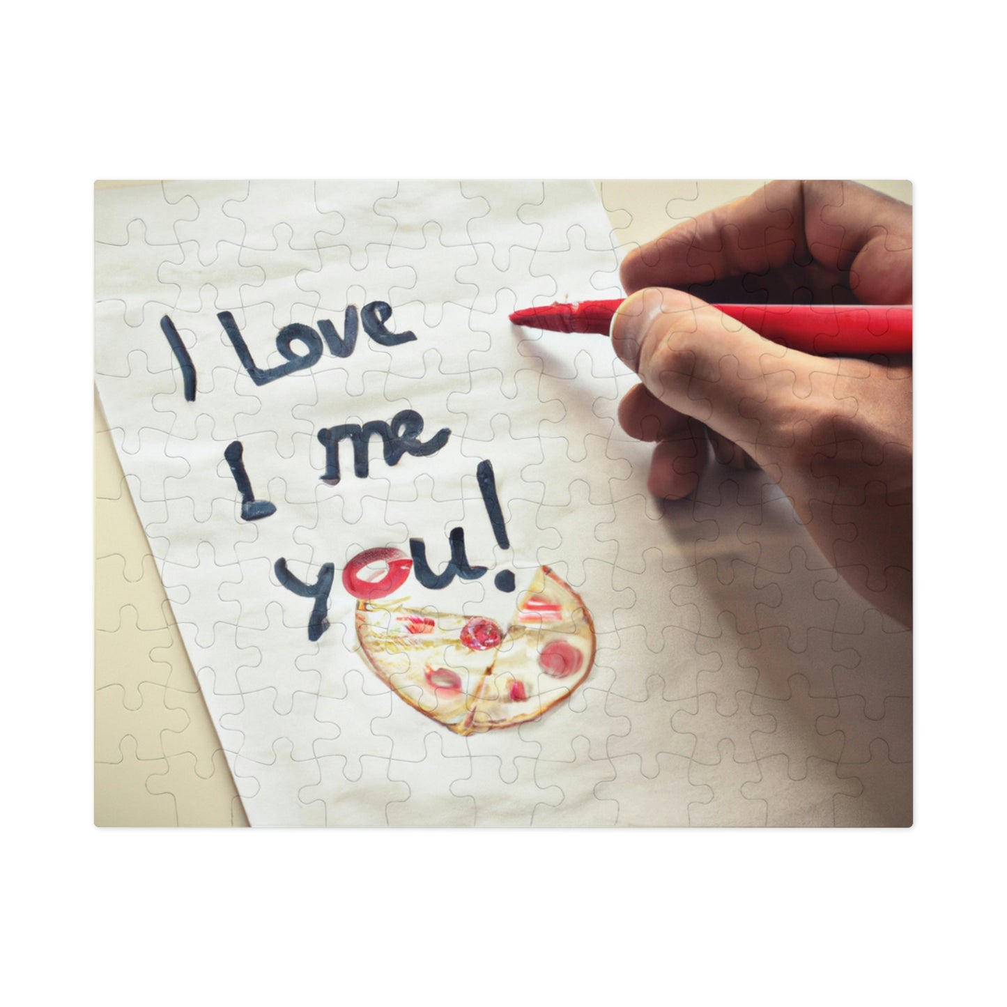 "A Pizza-Loving Love Letter" - The Alien Jigsaw Puzzle