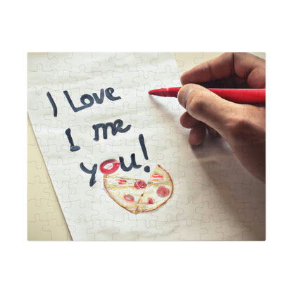 "A Pizza-Loving Love Letter" - The Alien Jigsaw Puzzle