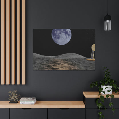 "Reise zum Mond - Erkundung einer Mondlandung" - The Alien Canva