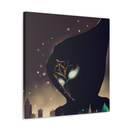 "Der Mystiker von Mystery City" - Die Alien-Canva