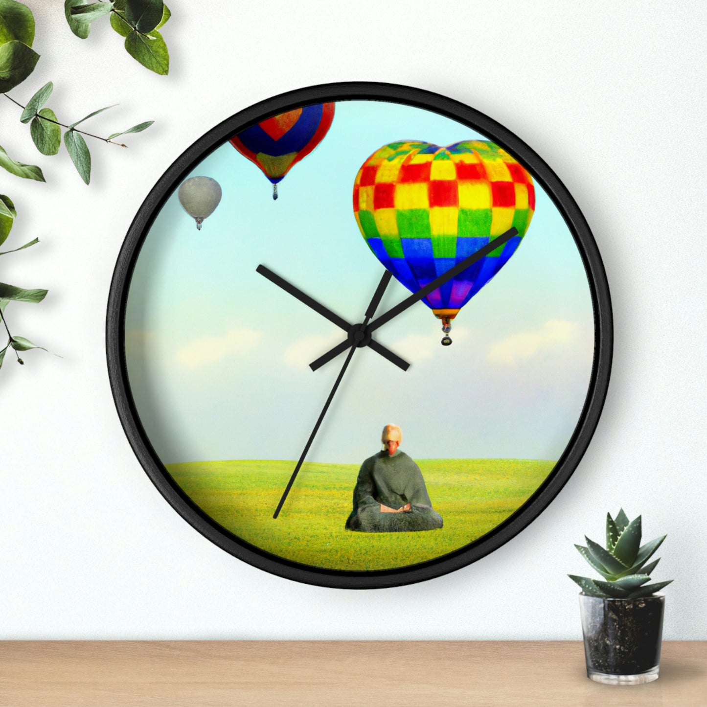 "Encontrar la quietud en el cielo" - El reloj de pared alienígena