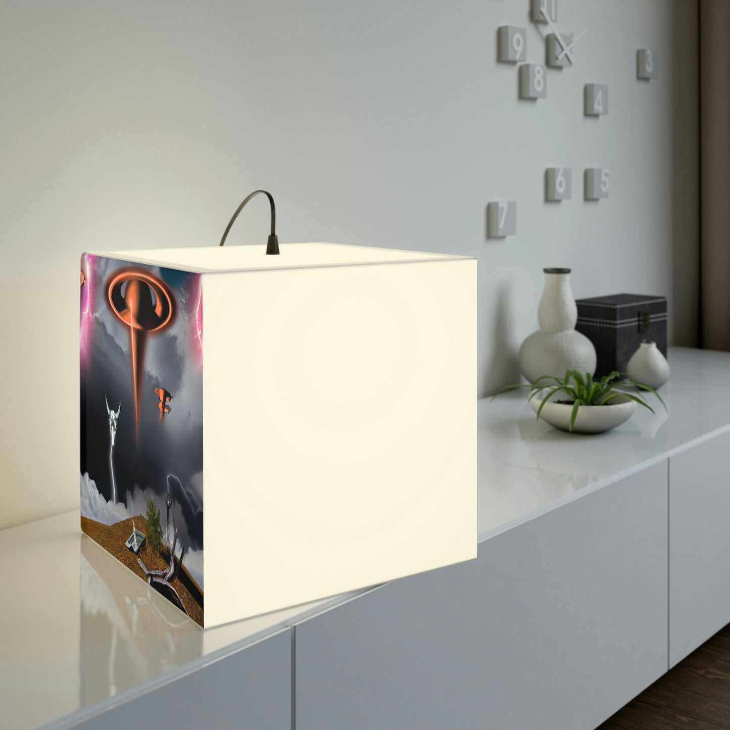 Invasion of the Storm Aliens - The Alien Light Cube Lamp