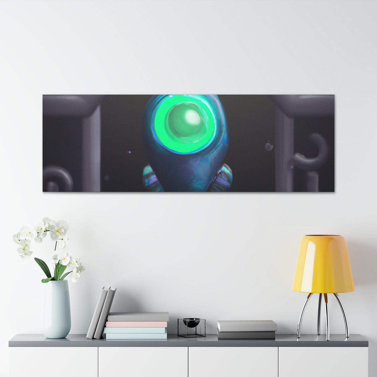 "The Secret Portal Guardian" - The Alien Canva