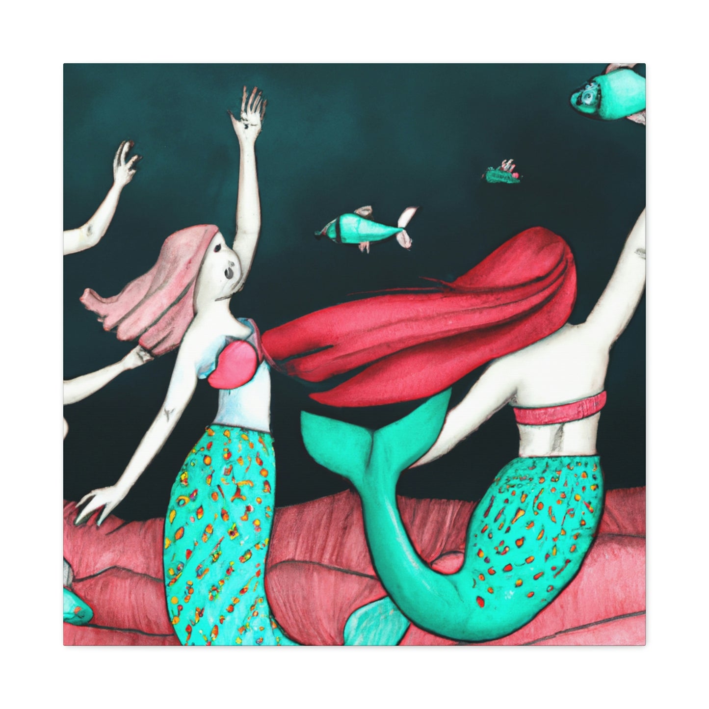 "Mermaids at Sea: The Battle to Preserve Their Home." - The Alien Canva