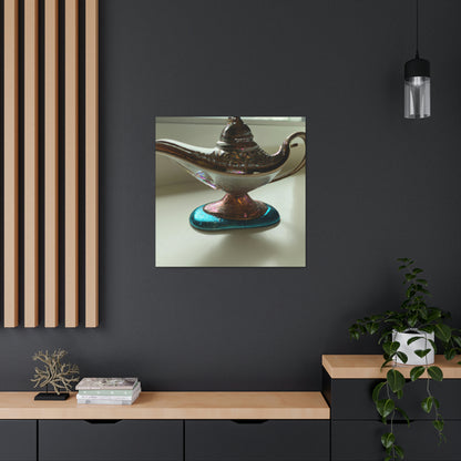 "Wish Upon a Magic Lamp" - Die Alien-Canva