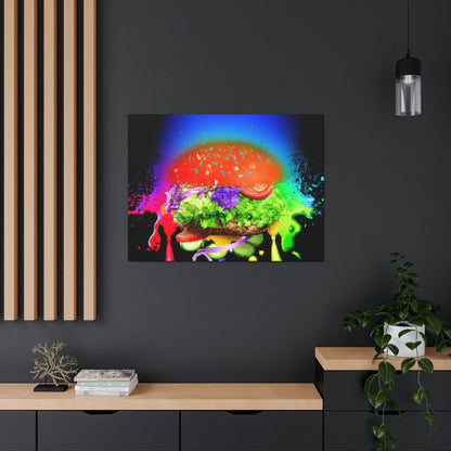 "Burger Rainbow" - El lienzo alienígena