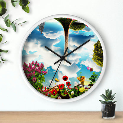 Rainbow Sky Garden - El reloj de pared alienígena