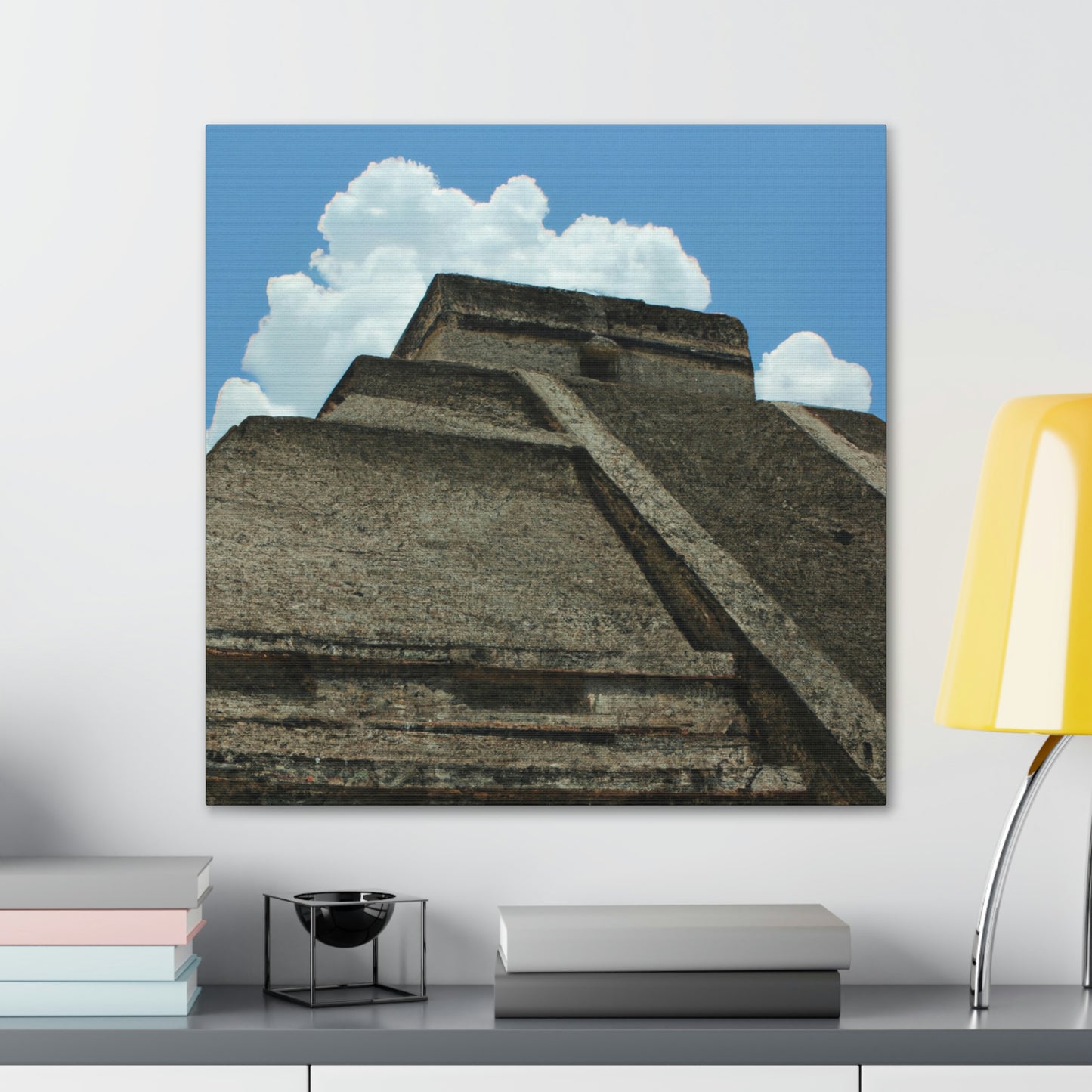 "The Ancient Pyramid's Hidden Treasures" - The Alien Canva