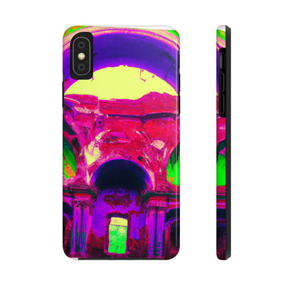 Mystical Madness: Crazy Colors in the Forgotten Cathedral - The Alien Tough Phone Cases