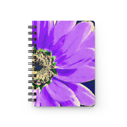 Purple Petals Popping: Create an Eye-Catching Daisy-Rose Fusion - The Alien Spiral Bound Journal