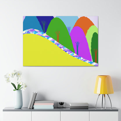 Mountain Optimism Artist - Canvas