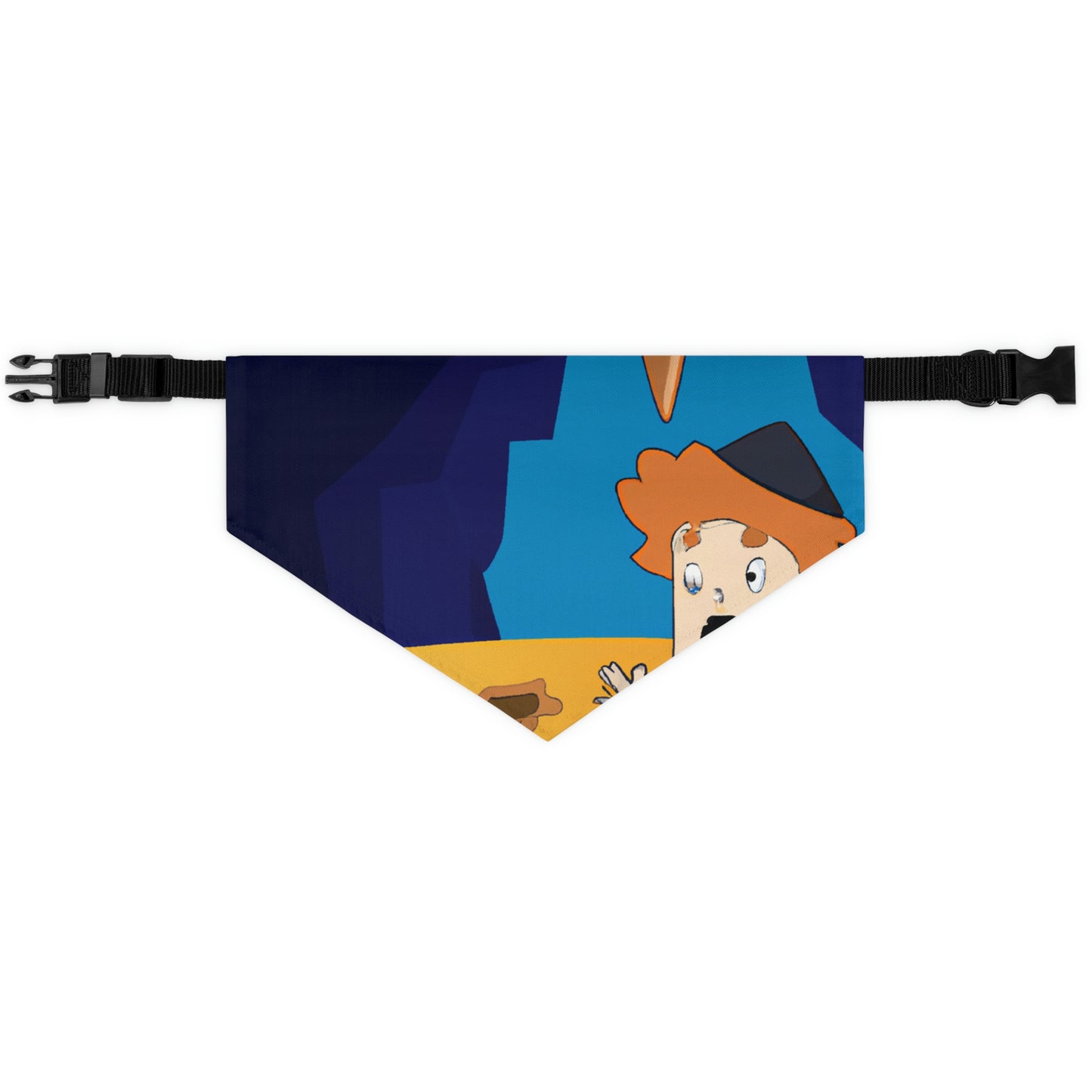 "The Mysterious Cave of the Brave Explorer" - The Alien Pet Bandana Collar