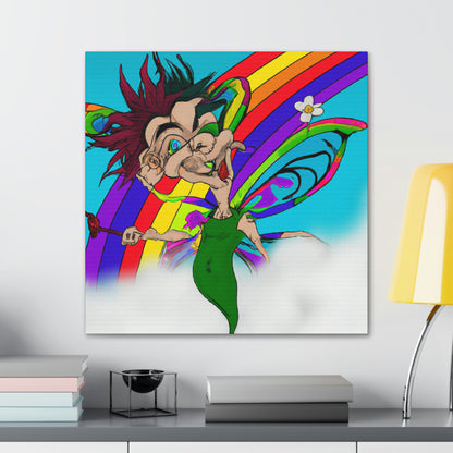 Rainbow Mischief Fairy - Die Alien-Canva