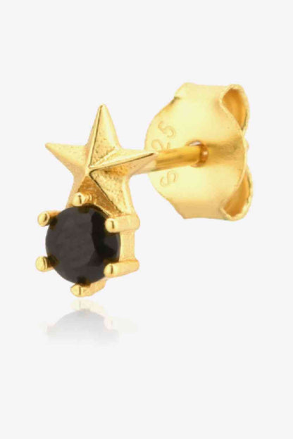 Zircon Star Stud Earrings