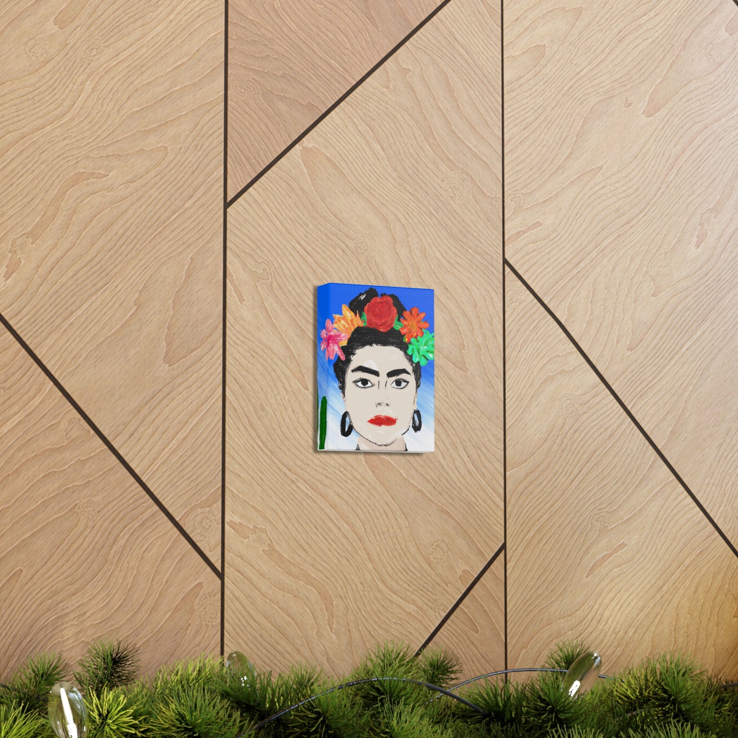 "Fiery Frida: Painting a Mexican Icon with Colorful Culture" - The Alien Canva