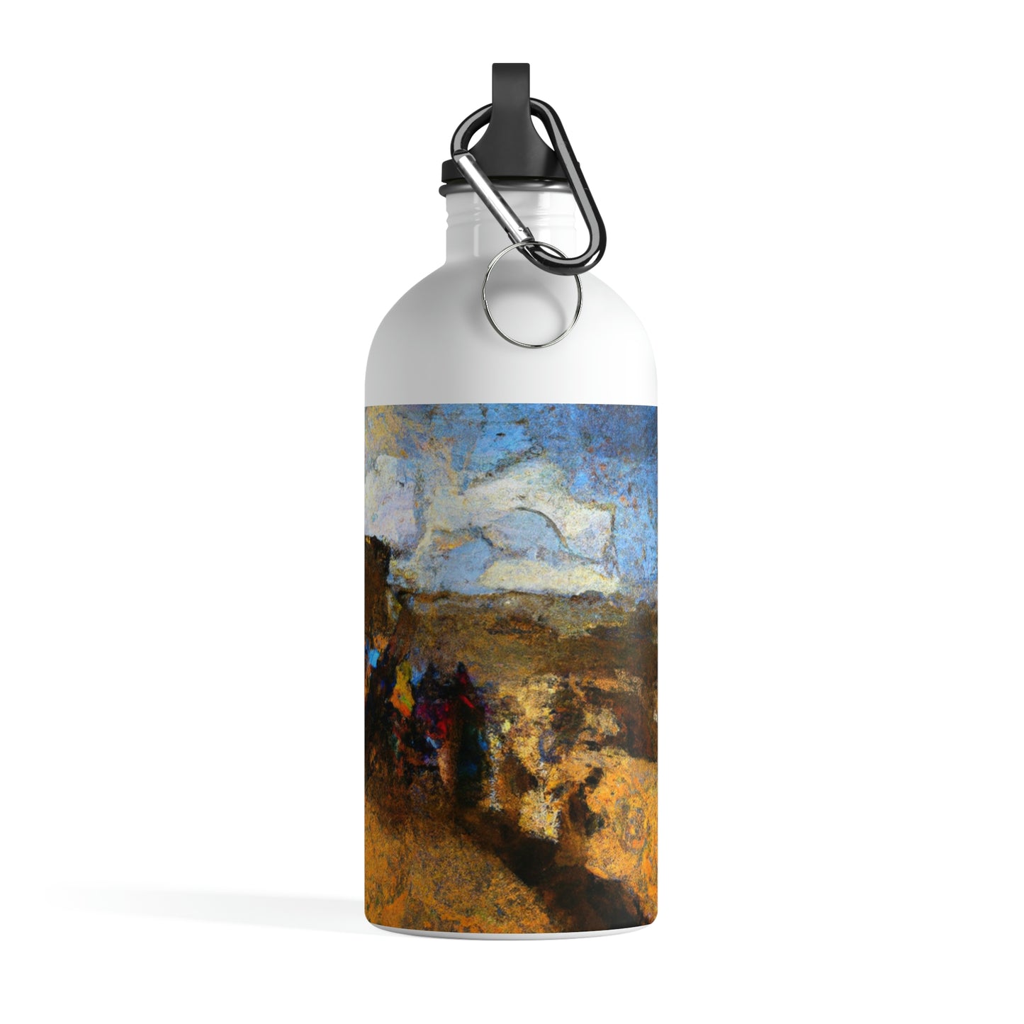 "Dusty Pilgrims at the Forgotten Shrine" - The Alien Stainless Steel Water Bottle