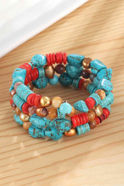 Pulsera de turquesa en capas