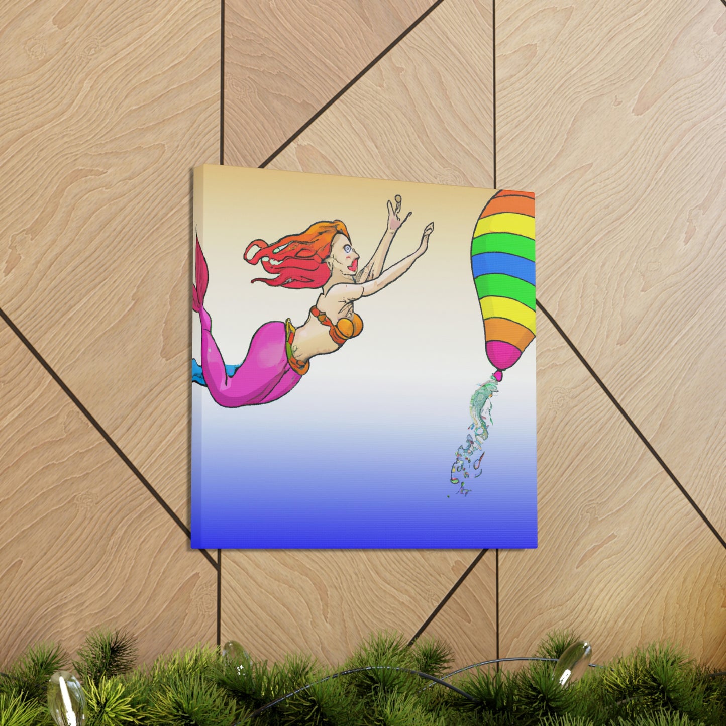 "The Mermaid's Rainbow Chase" - The Alien Canva