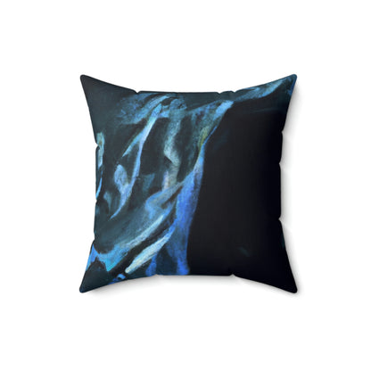 "Flucht aus den eisigen Tiefen" - Das Alien Square Pillow