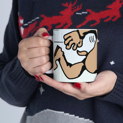 "The Great Hare-Racing Rush." - The Alien Ceramic Mug 11 oz