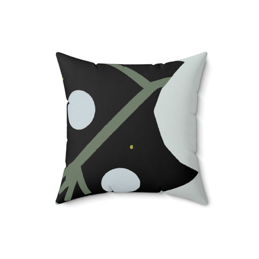 "A Winter Night's Wish" - The Alien Square Pillow