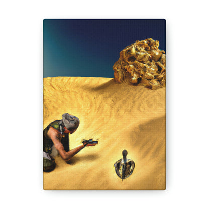 "Treasure Hunt in the Desert" - The Alien Canva