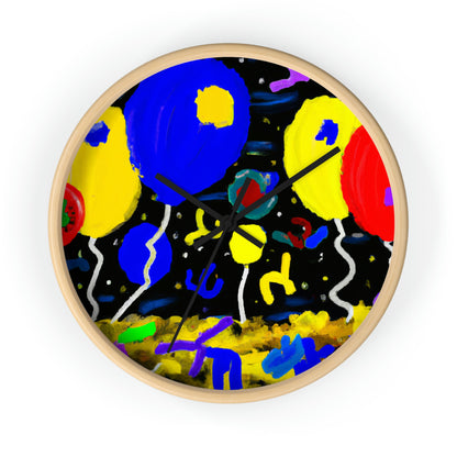 "A Starry Night Rainbow" - The Alien Wall Clock