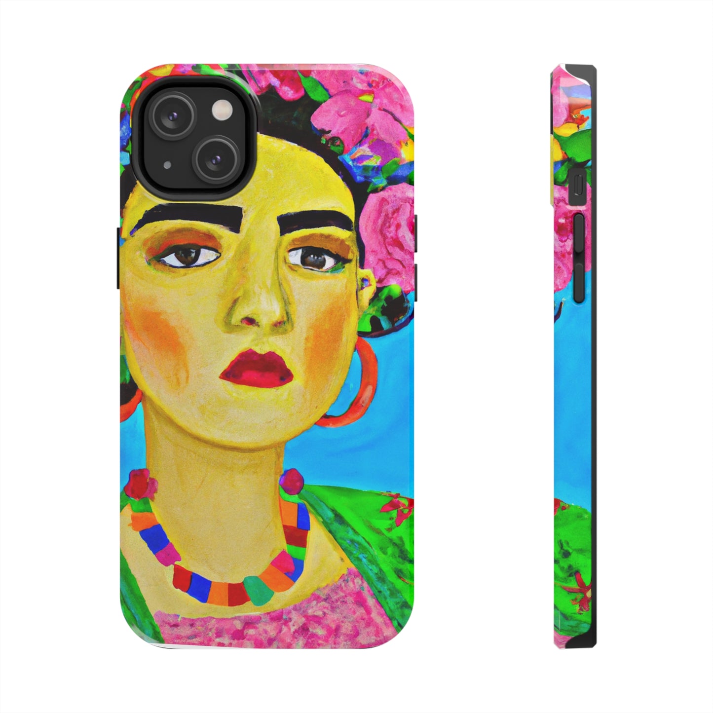 "Fierce and Free: Un tributo a las mujeres mexicanas inspirado en Frida Kahlo" - The Alien Tough Phone Cases