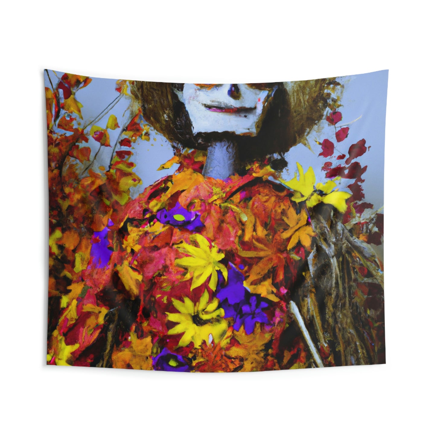 "Autumn Scarecrow Blues" - The Alien Wall Tapestries