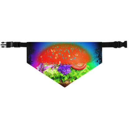 "Burger Rainbow" - Das Alien Pet Bandana Halsband