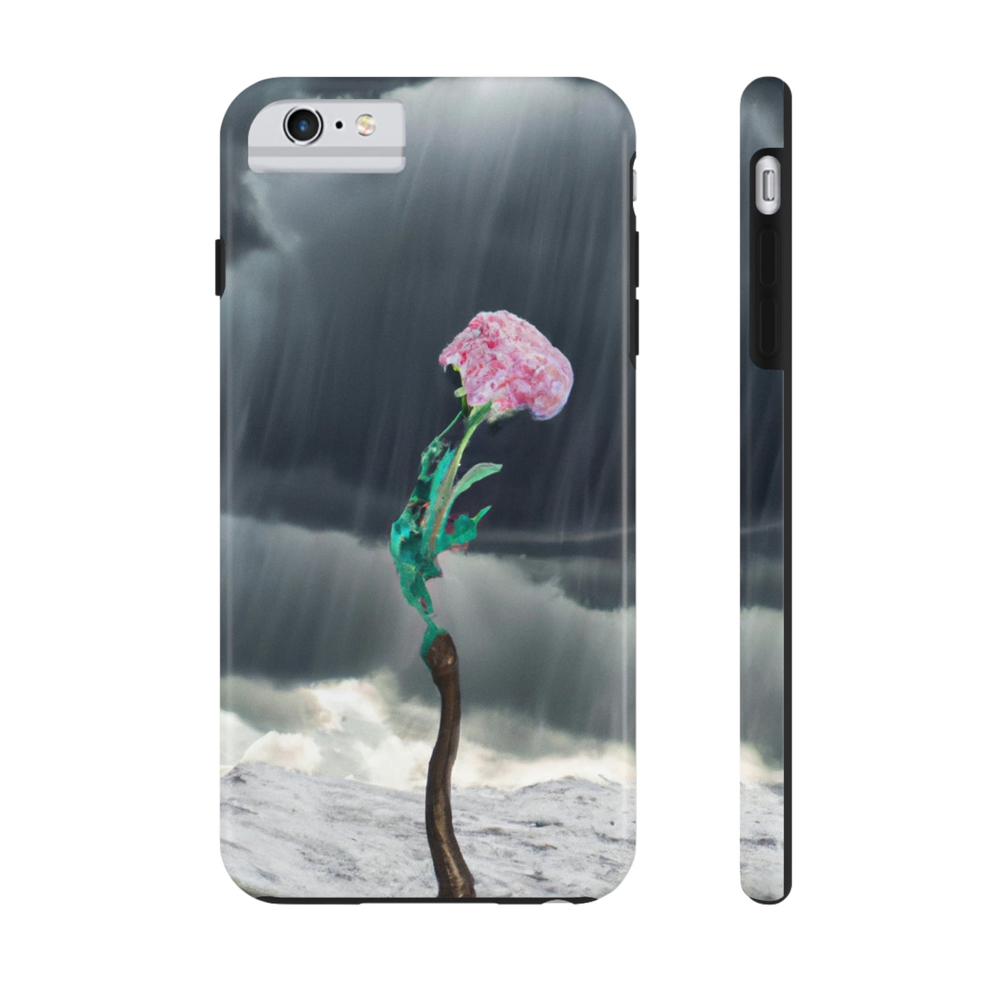 "Aight Against the Storm: The Story of a Lonely Flower" - The Alien Tough Phone Cases