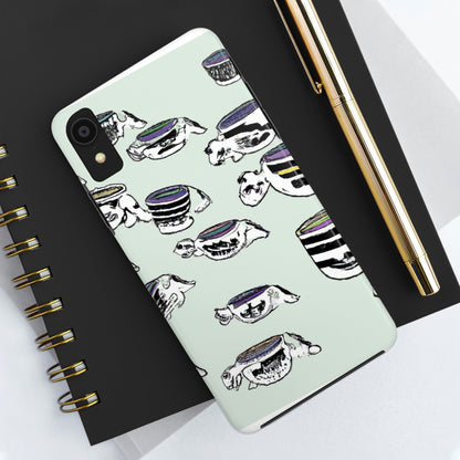 "Eine schnurrende, kostbare Teeparty-Parade" - Die Alien Tough Phone Cases