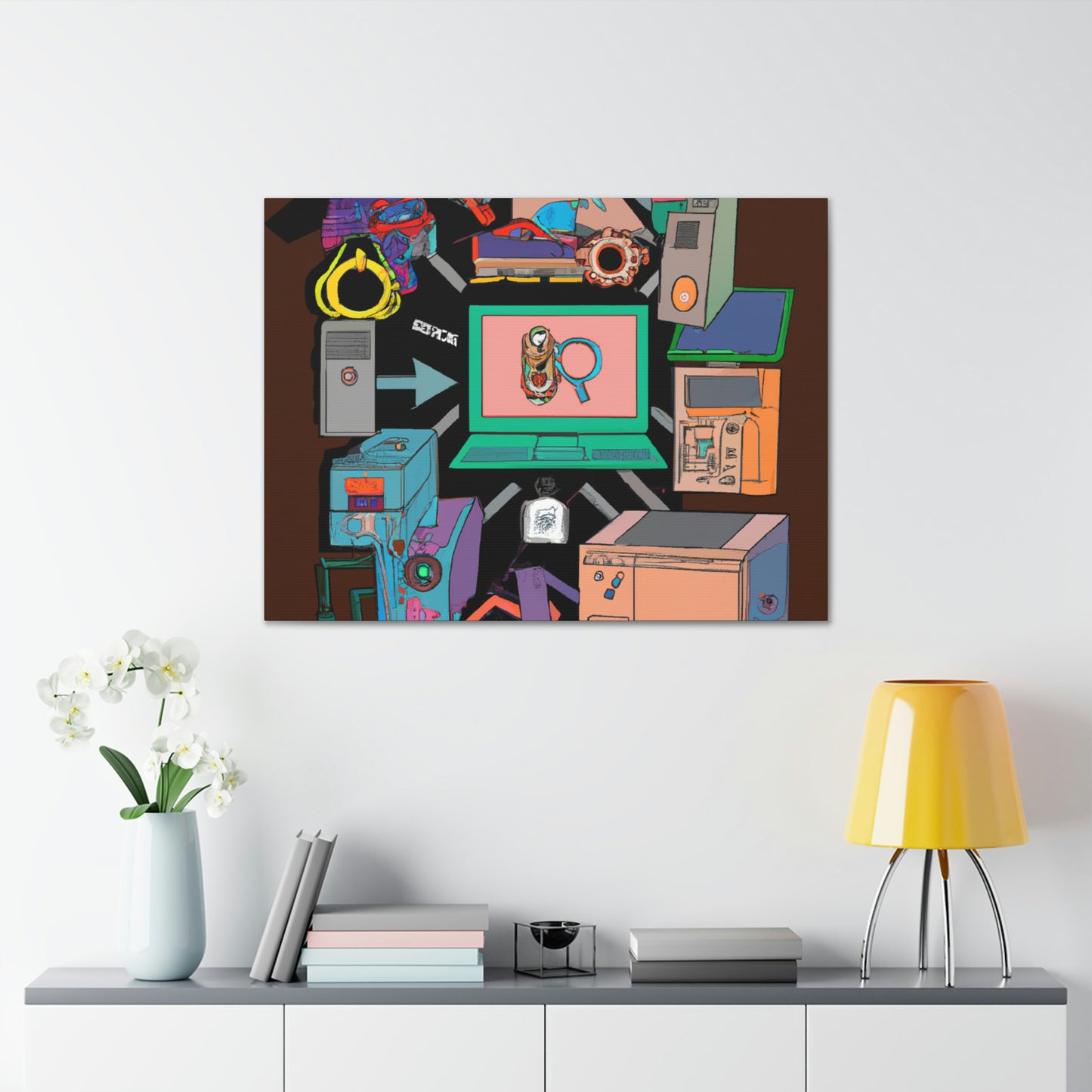 "The Digital Revolution: A Retrospective" - Canvas