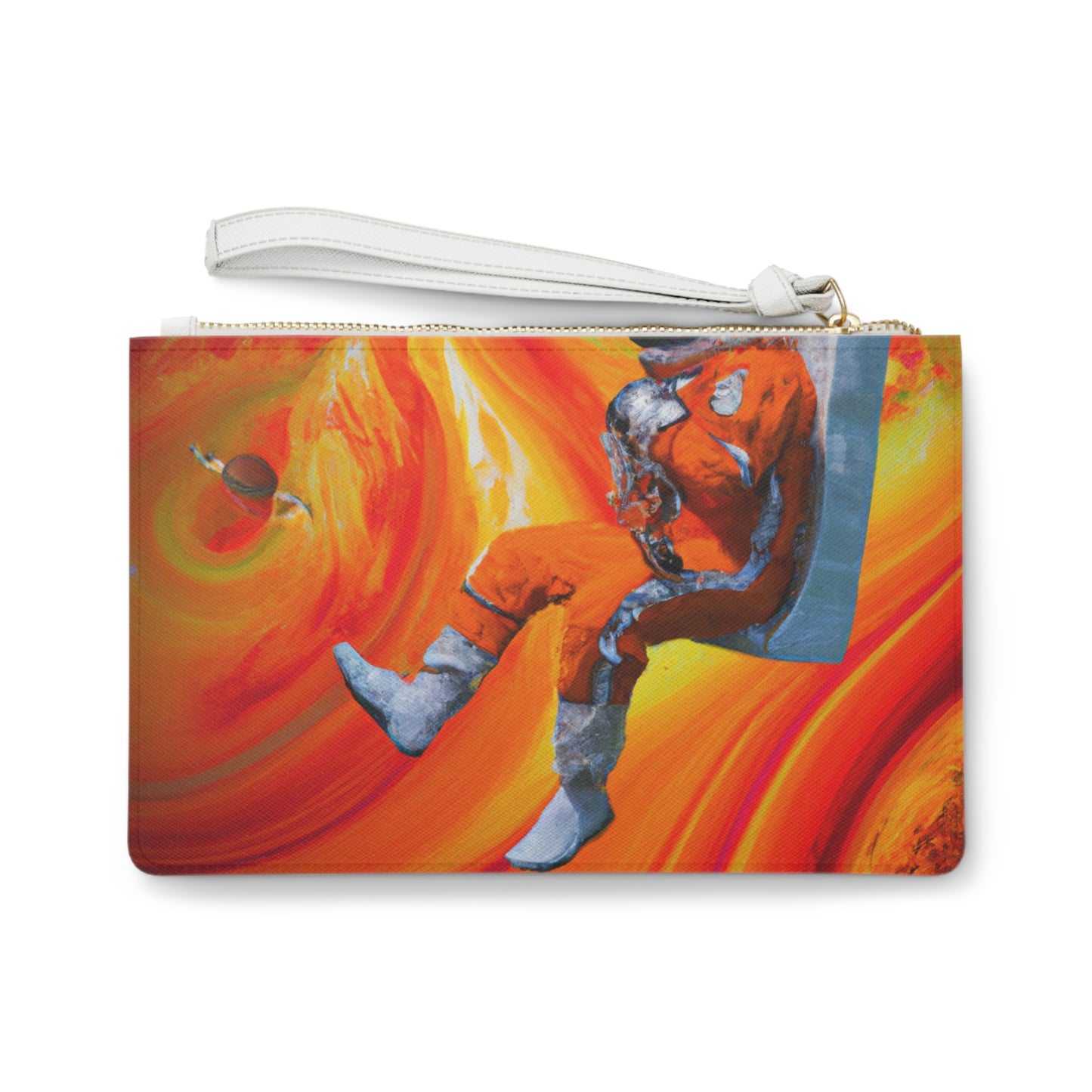 "Journeying in the Burning Orange Galaxy" - The Alien Clutch Bag