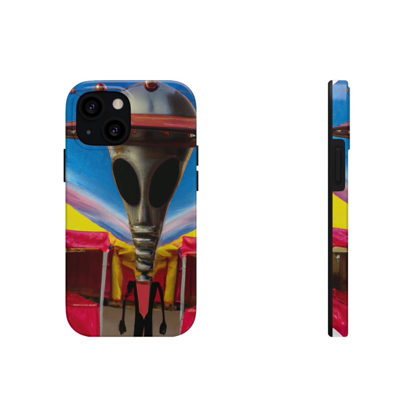 "Fair Invaders: A Cosmic Crash Course" - Die Alien Tough Phone Cases