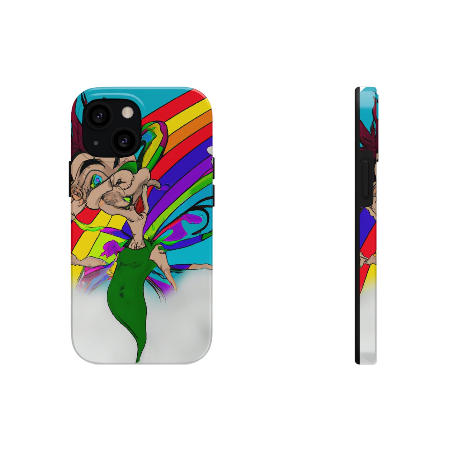 Rainbow Mischief Fairy - The Alien Tough Phone Cases