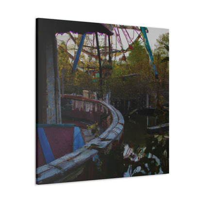 "Lost in the Funhouse: Exploring the Abandoned Amusement Park" - The Alien Canva