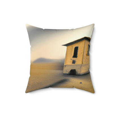 "Desolation Mansion" - The Alien Square Pillow