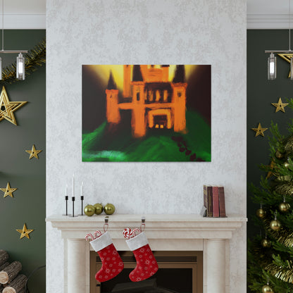 "Mysterious Castle Painting" - The Alien Canva