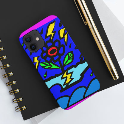 "A Bold Bloom Amidst the Storm" - The Alien Tough Phone Cases