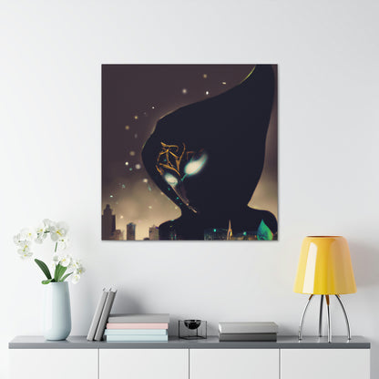 "Der Mystiker von Mystery City" - Die Alien-Canva