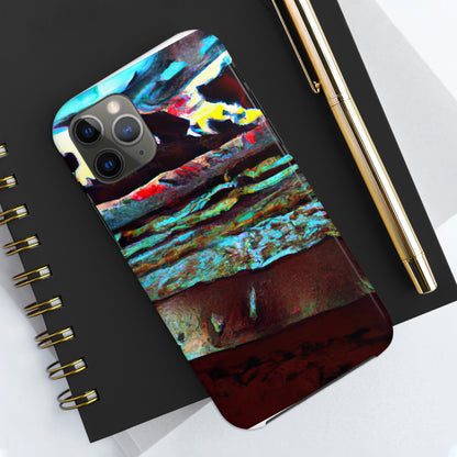 "Dusk at Sea: A Tempestuous Gathering" - The Alien Tough Phone Cases