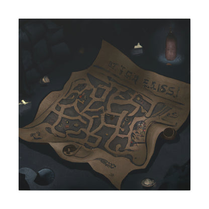 "The Secret of the Map's Puzzle" - The Alien Canva