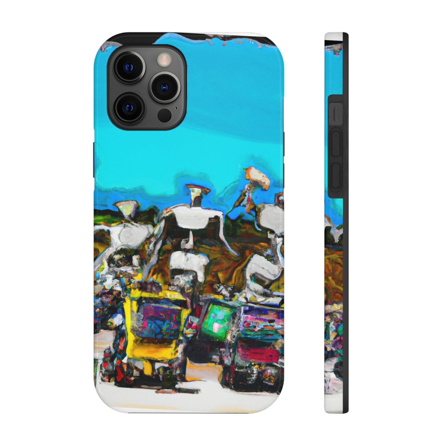 Robot Rolling Rhythms - The Alien Tough Phone Cases