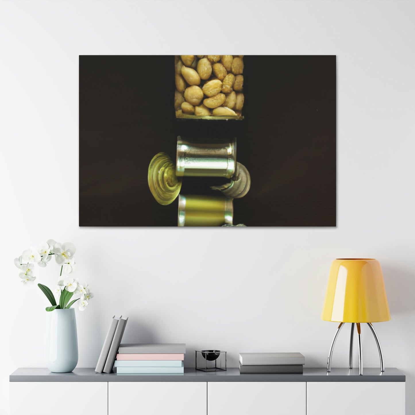 "Kitchen Pantry Creativity: Abstract Art from the Back of the Cupboard" - Canvas